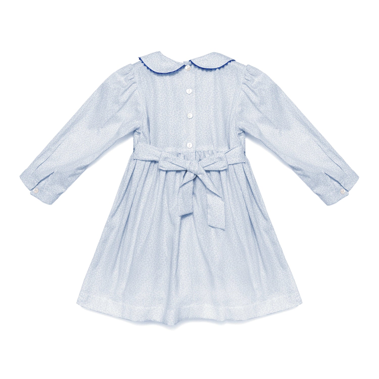 Isla Blue Petal Smocked Dress - Cute Couture