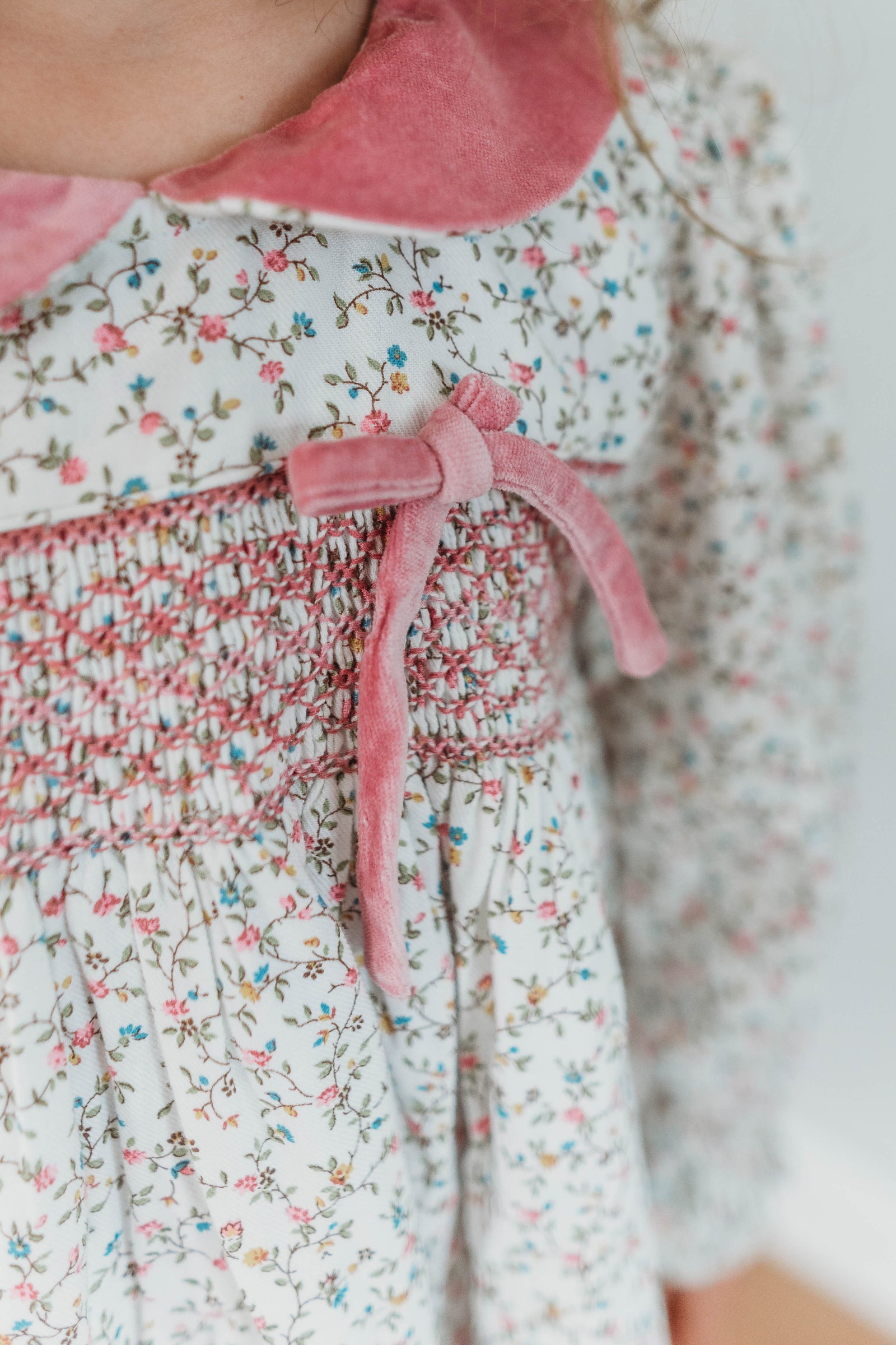 modern smocking dress design Suzette Smocked Sleeve Dress PDF Pattern, Sizes 2 - 6