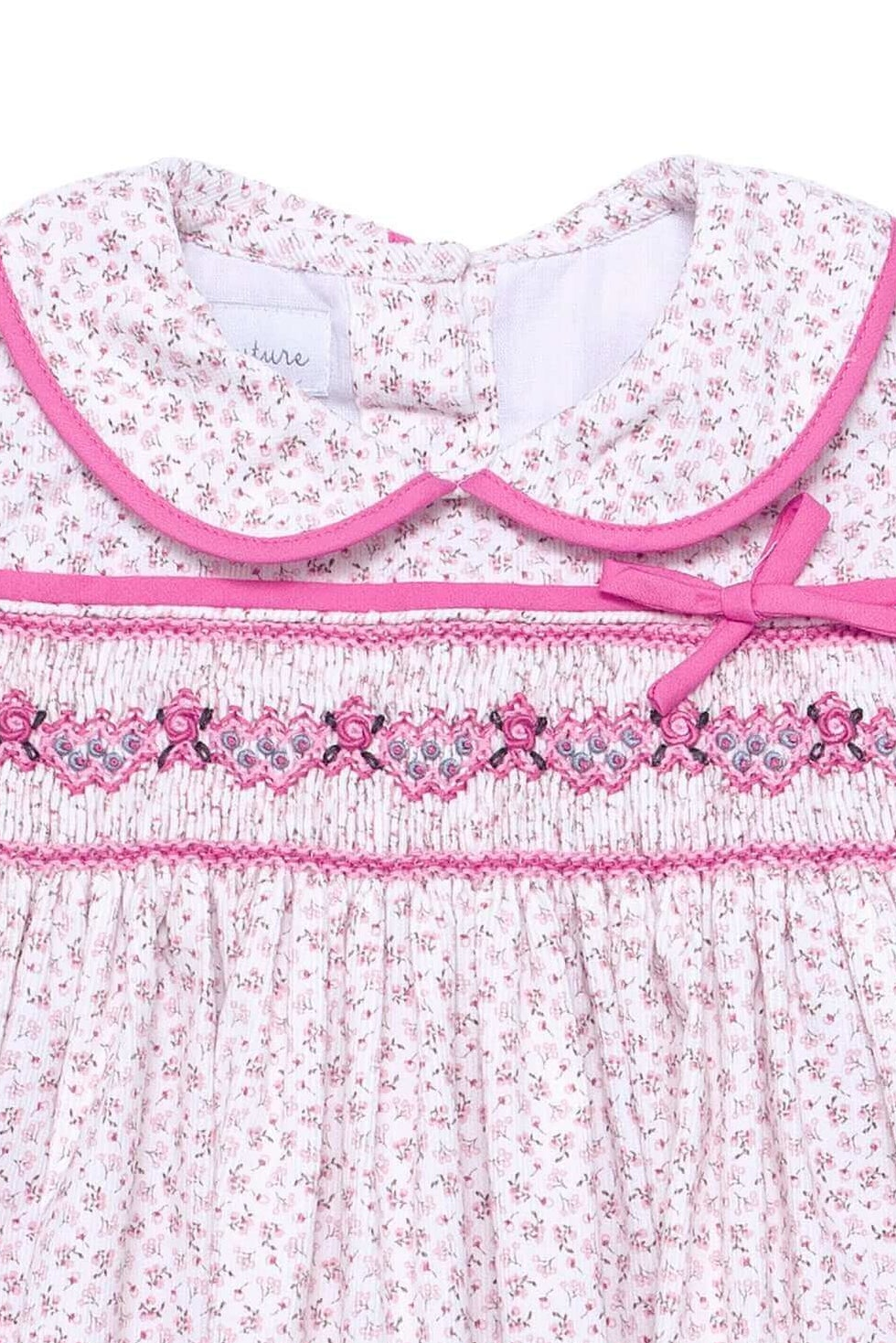 Mathilda Pink Smocked Dress