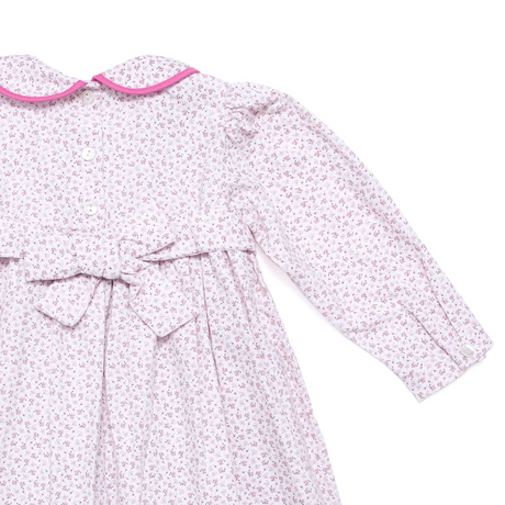 Mathilda Pink Smocked Dress