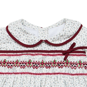 Mathilda Blue Smocked Dress