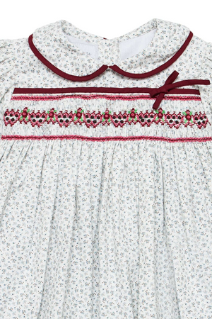 Mathilda Blue Smocked Dress