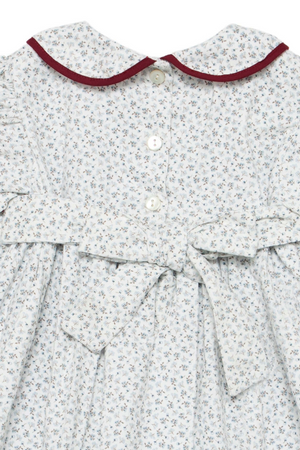 Mathilda Blue Smocked Dress