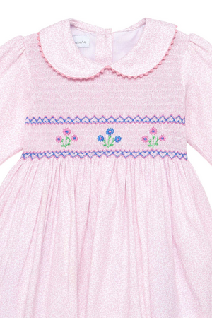 Amber Pink Petal Smocked Dress