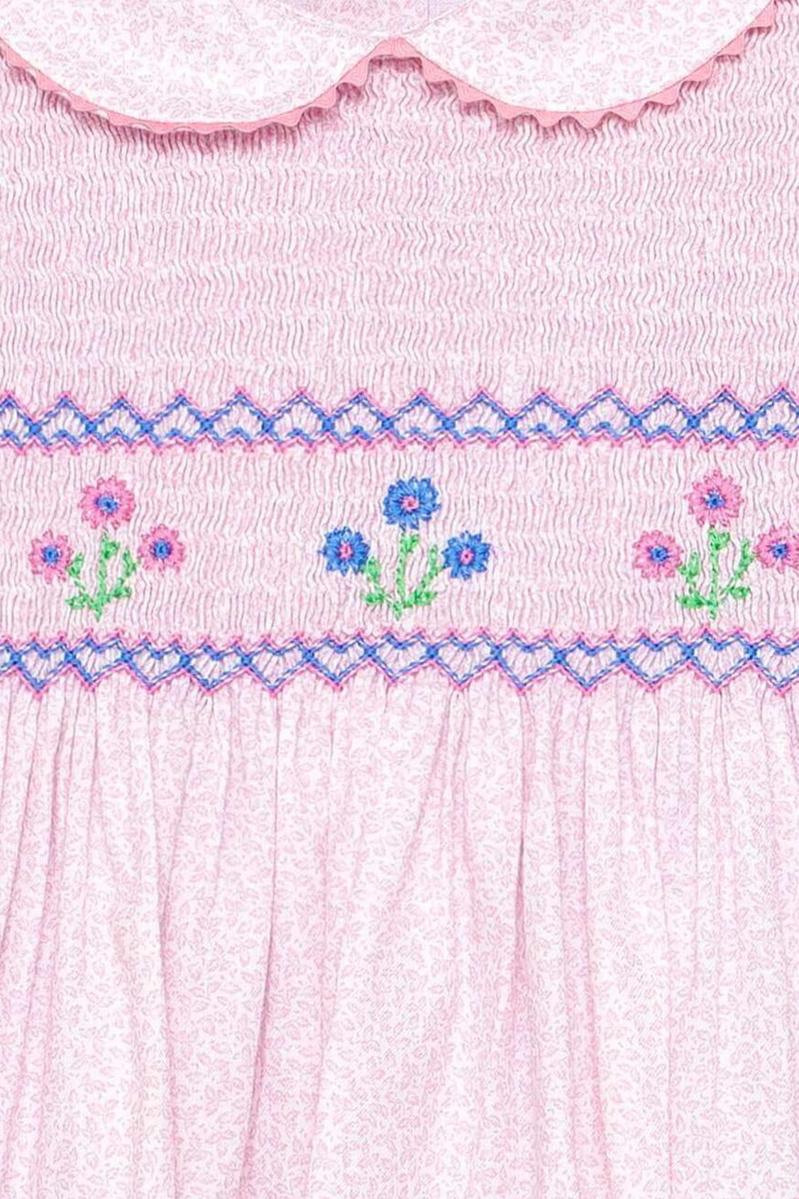 Amber Pink Petal Smocked Dress