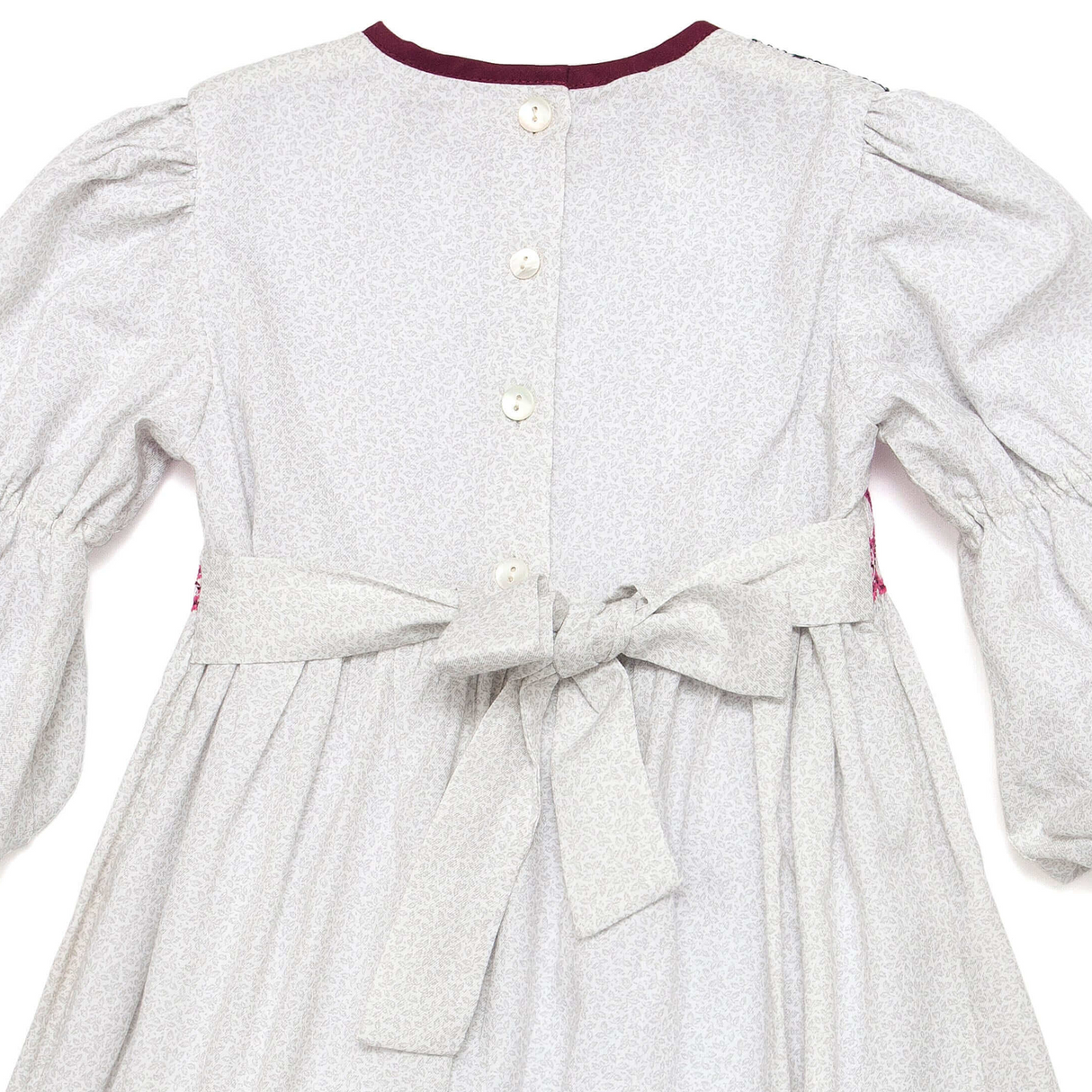 Isabella Grey Petal Smocked Dress