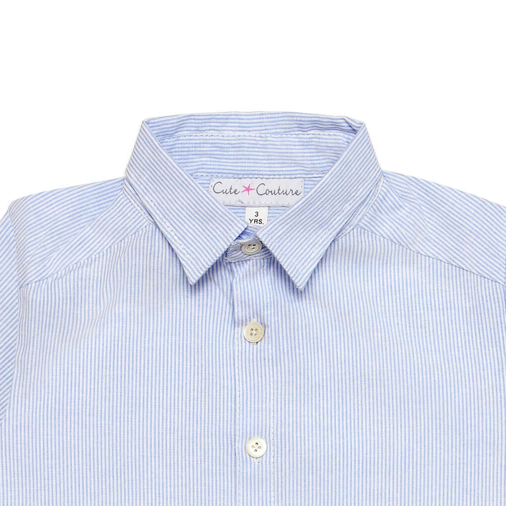 David Boy's Shirt - Mid Blue