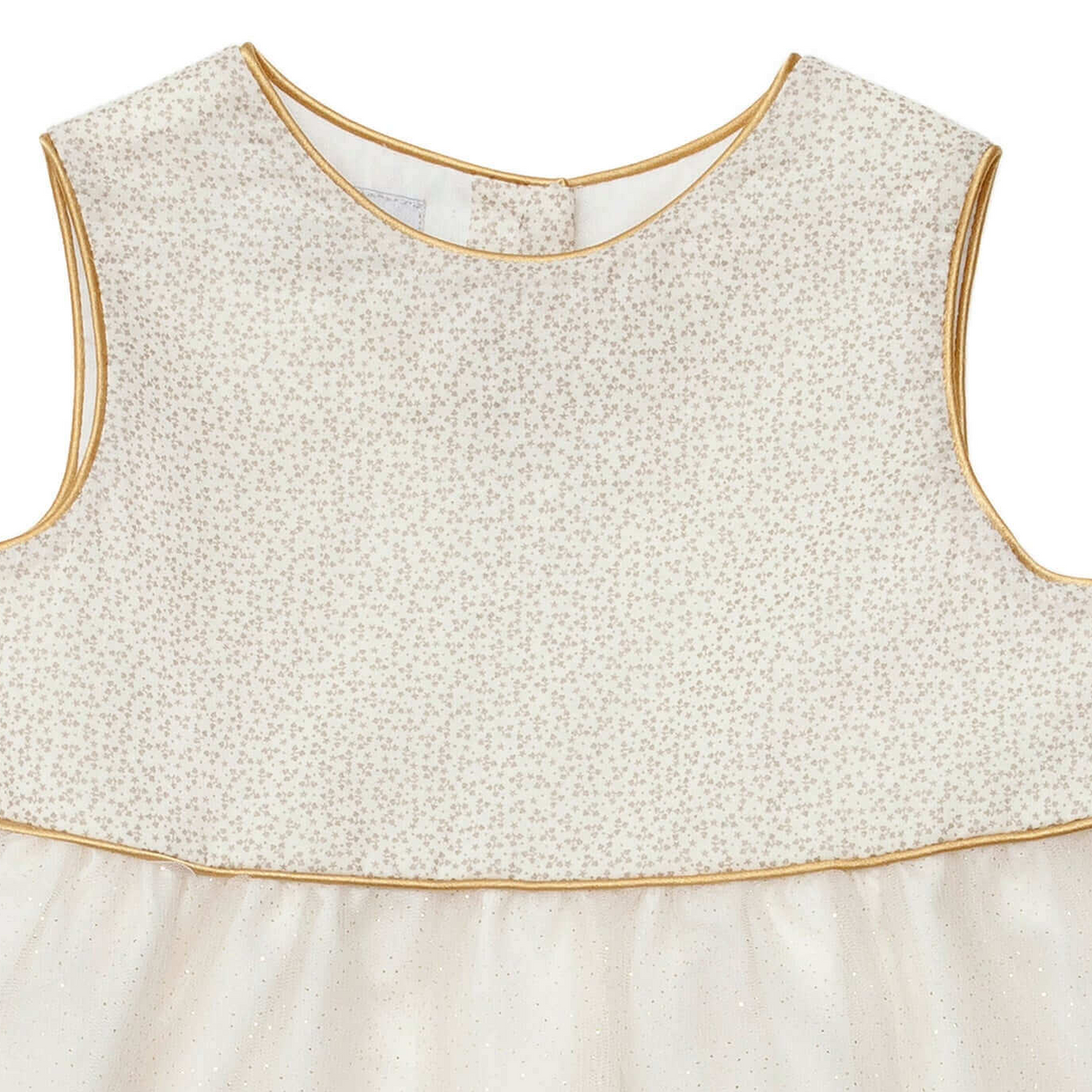 Lilly Gold Tulle Party Dress