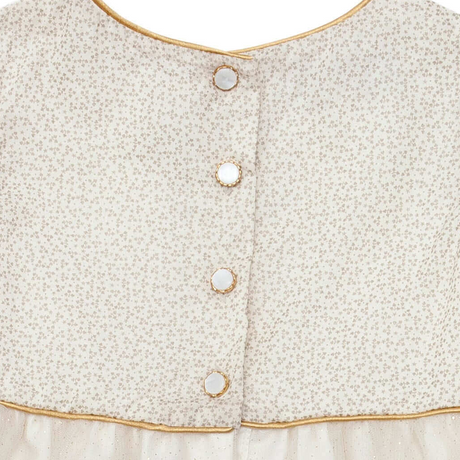 Lilly Gold Tulle Party Dress