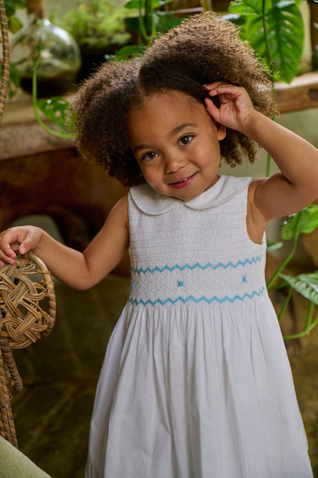 Kathleen A Smocked Dress