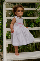 Kathleen A Smocked Dress