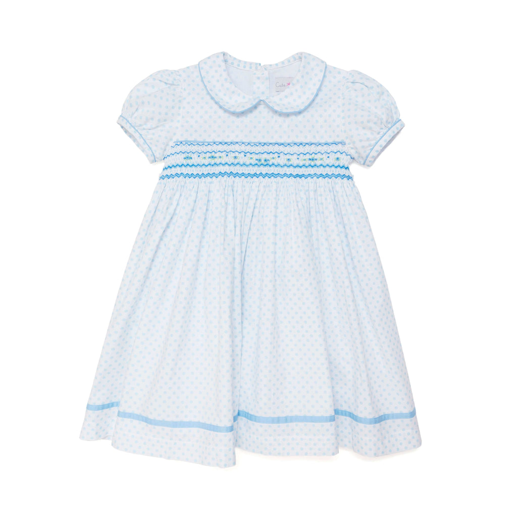 Beatrice Blue Dress - Cute Couture