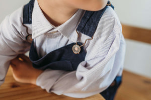  David Boy's Shirt - Mid Blue - Cute Couture