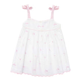 Flamingo Pink Smocked Summer Dress - Cute Couture
