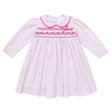 Mathilda Pink Smocked Dress - Cute Couture