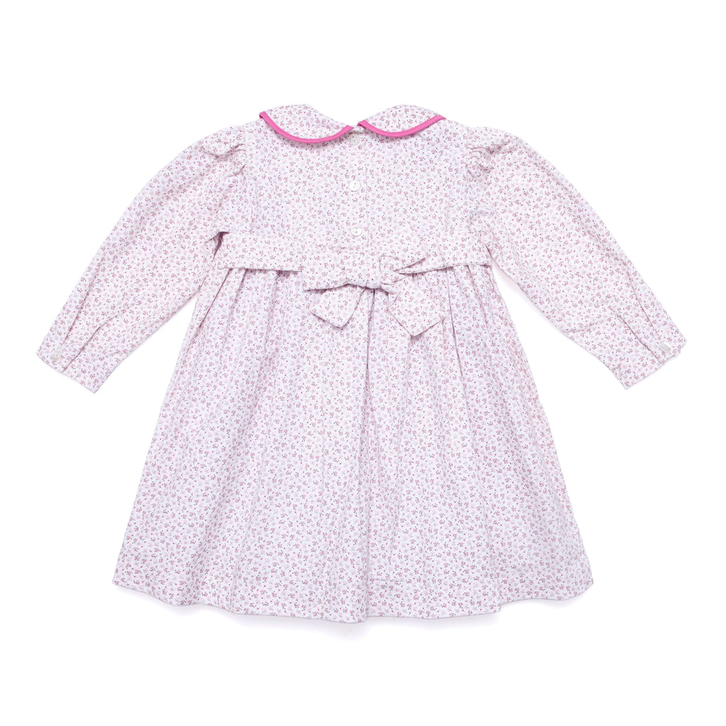 Mathilda Pink Smocked Dress - Cute Couture