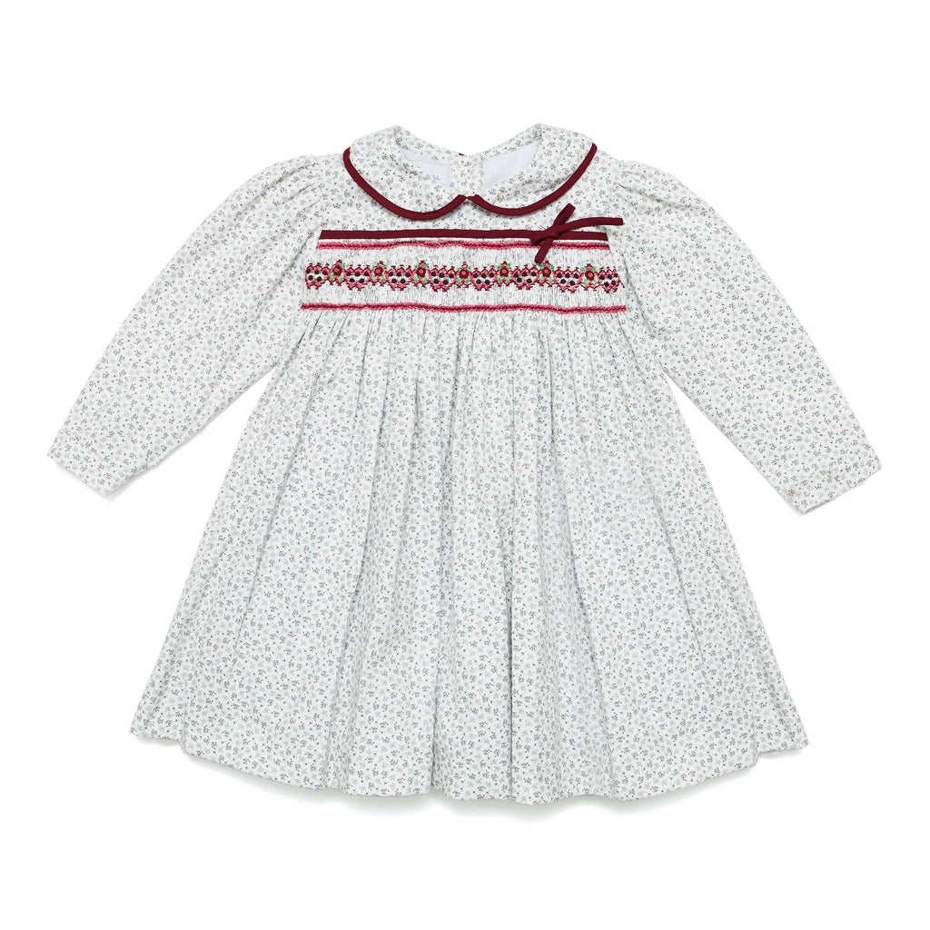 Mathilda Blue Smocked Dress - Cute Couture