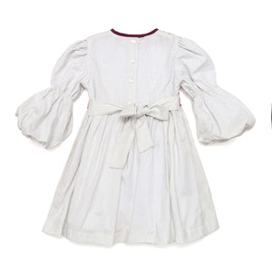 Isabella Grey Petal Smocked Dress - Cute Couture