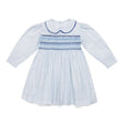 Isla Blue Petal Smocked Dress - Cute Couture