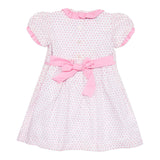 Apple Delight Pink Smocked Dress - Cute Couture