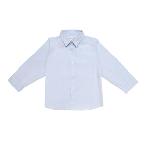  David Boy's Shirt - Mid Blue - Cute Couture