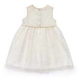 Lilly Gold Tulle Party Dress - Cute Couture