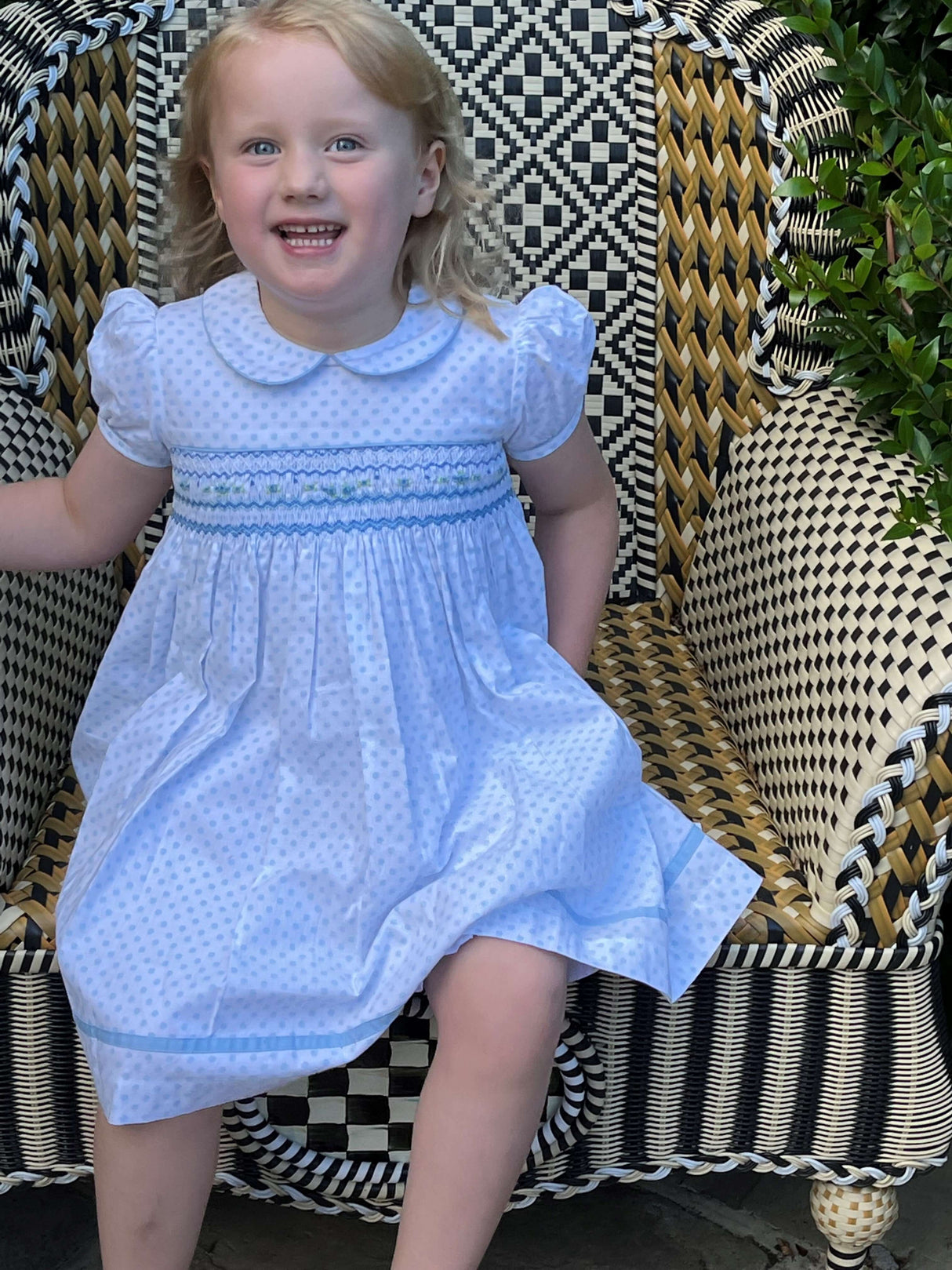 Beatrice Blue Dress - Cute Couture