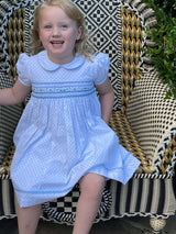 Beatrice Blue Dress - Cute Couture