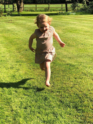 Mauve Rose Dress - Cute Couture